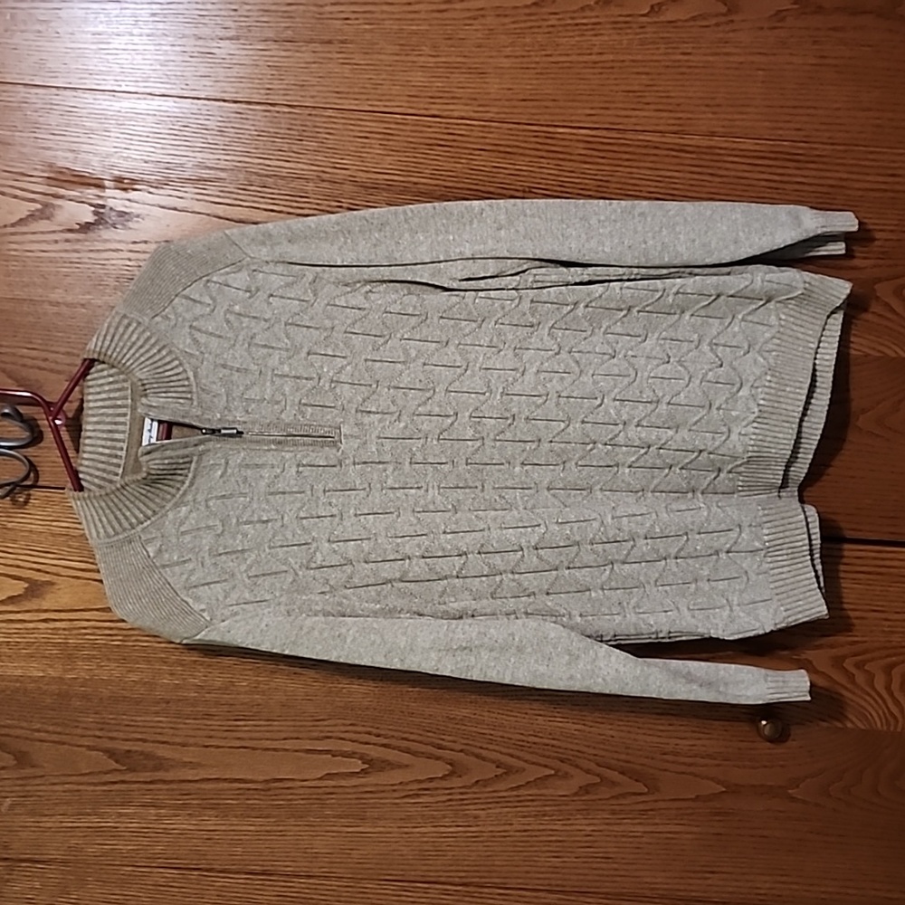 Tommy Bahama Zipper Sweater Size XXL, brown